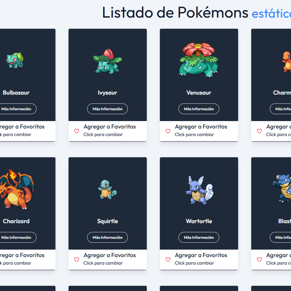 Imagen del post: Dashboard Pokemon