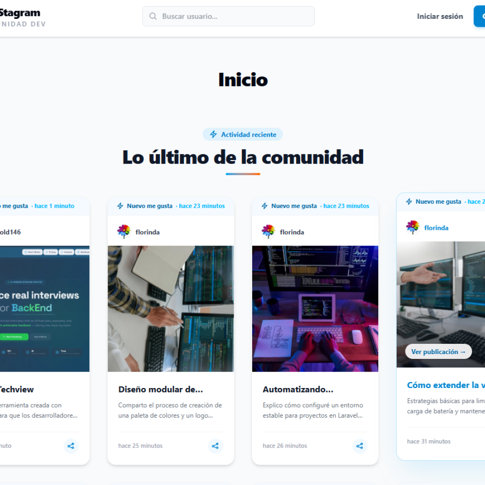 Imagen del post: DevStagram-MicroWeb